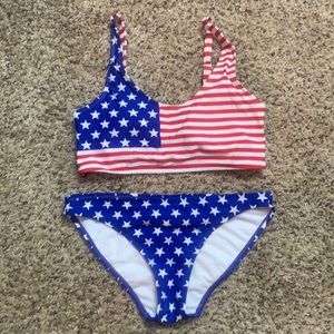 American Flag swimsuit
